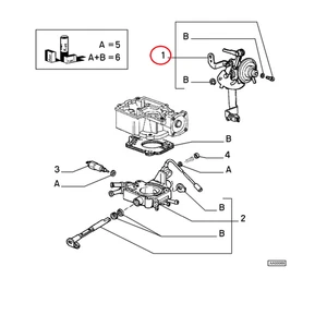 DISPOSITIVO CARBURATORE FIAT TIPO ORIGINALE 9943352 - Imagen 1 de 1