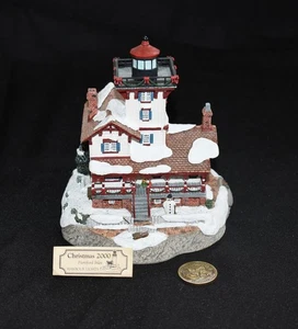 Harbour Lights #710 Weihnachten 2000 Hereford Inlet New Jersey mit Medaillons - Bild 1 von 11