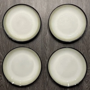 Sango Nova Black 4932 Dinner Plates Dinnerware 11" Set Of 4 - Picture 1 of 13