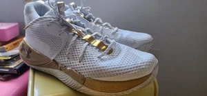 Under Armour Embiid 1 HOVR Basketball Sneaker Weiß Gold Herren 17 M 18,5 W - Bild 1 von 6
