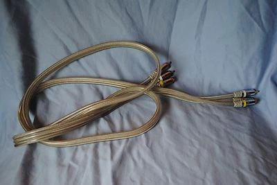 6' S-Video + RCA Stero Audio Cable Clear Gold Connection great used condition tv - Image 1 of 4