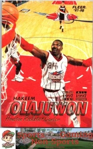 Fleer #34 1997-98 Hakeem Olajuwon 006316 - Imagen 1 de 2
