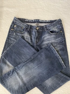 Pantalones de mezclilla MEK BNM de pierna recta, lavado oscuro 32/32 Foto 1 de 4