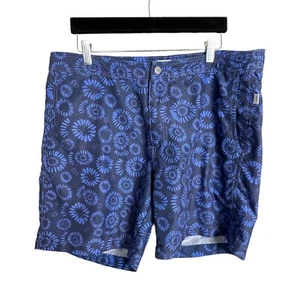 Onia The Calder Men's Size XL Blue Geometrical Board Shorts - Picture 1 of 8
