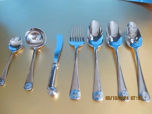 Kirk Stieff Williamsburg Royal Shell Serving Set 18/8 Stainless Japan - Picture 1 of 6