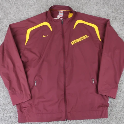 Mens Arizona Sun Devils Track Jacket Mens XL Nike Fit Dry Full Zip Lacrosse Cover