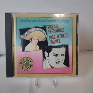 VICENTE FERNANDEZ-JOSE ALFREDO JIMENEZ Dos Gigantes De La Cancion Ranchera CD - Foto 1 di 4
