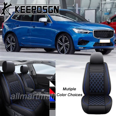 For Volvo XC60 Car SUV Seat Covers Full Set Leather Front 5/2 Seater Waterproof - Image 1 of 4