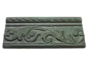 Fliesenbordüre 23x10cm Fliesen Bordüren Badborde Clio 2 verde Listelo dunkelgrün - Bild 1 von 3