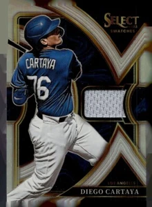 2023 SELEZIONA SWATCH ARGENTO /199 MAGLIA RELIQUIA DIEGO CARTAYA DODGERS - Foto 1 di 1