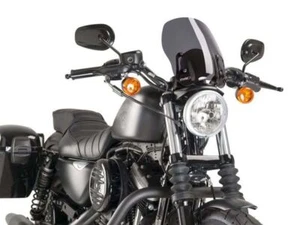 Puig Dk Smoke Nw Generation Tour Screen Harley Davidson Sportster 1200 Low 06-11 - Picture 1 of 1