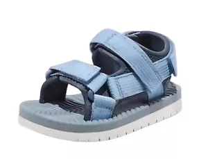 Toddler Kids C&J Riley Adjustable Strap Cushioned Foambed Sandal-Gray /Size 6T - Picture 1 of 2