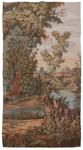 RRA 33" x 53" Italian Landscape with River Tapestry Gobelin 28 - Picture 1 of 4