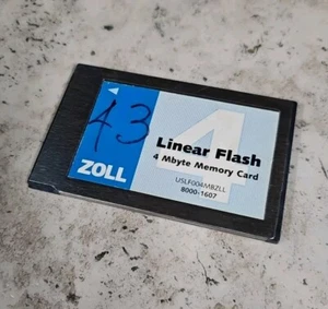 8000-1607 Zoll E-Series PCMCIA Strata Flash 4 Mbyte Memory Card - 5 Available! - Picture 1 of 1