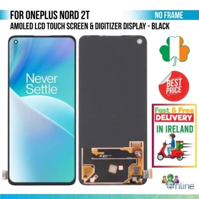 For OnePlus Nord 2T CPH2399 OLED LCD Screen Touch Display Digitizer No Frame - Image 1 of 4