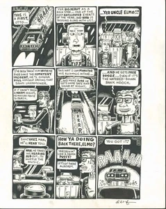 John DERF Backderf PUNK ROCK and TRAILER PARKS (2014) original ART - Picture 1 of 1