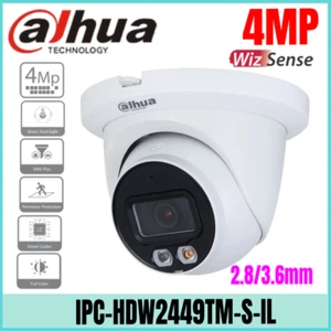 Dahua IPC-HDW2449TM-S-IL 4MP Smart Dual Light Eyeball WizSense IP Camera In MIC - Picture 1 of 14