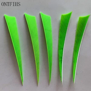 50Pcs ONTFIHS New 5 Inch Arrow Feather Fletchings 5" Archery Vanes For DIY - Picture 1 of 20