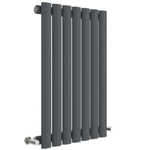 Radiatore singolo pannello Hudson Reed Revive 600x412mm antracite 300W HLA37 - Foto 1 di 2