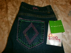 NWT Lilly Pulitzer Signature Jeans * Beautiful Sparkle Pockets * Women's 2 - Picture 1 of 4