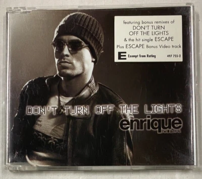 Enrique Iglesias – Don't Turn Off The Lights CD Maxi-Single Enhanced 2002 - Image 1 of 3