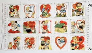 Take Heart Valentine Blocks Panel by Riley Blake btp - Picture 1 of 1