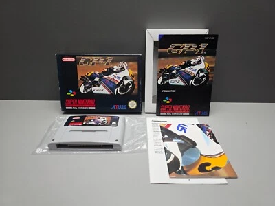 GP-1 SUPER NINTENDO PAL/NOE OVP CIB BOXED SNES (MANUAL AKZ.) - Bild 1 von 4