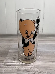 Vintage Pepsi Warner Brothers Porky Pig Glass Looney Tunes Collectible Cup #3 - Picture 1 of 5