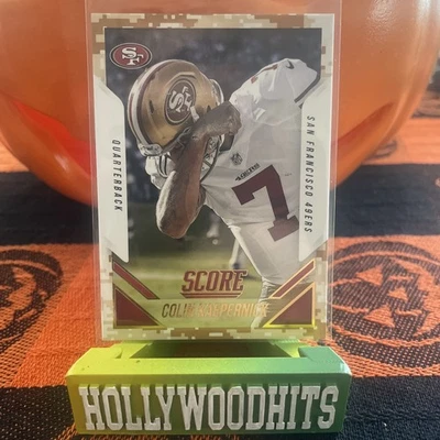 2015 Score Football Desert Camo Photo Variation #45 Colin Kaepernick SSP 49ers - Image 1 of 3