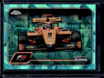 2024 Topps Chrome Sapphire F1 Alexander Dunne refrator aquático #62/99 - Imagem 1 de 2