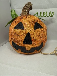 Leuchtende Jack-o'-Laterne Halloween Deko, Spooky Sparkle Glitzer Kürbis - Bild 1 von 13