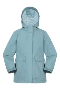 Mountain Warehouse Coast Kids Jersey Lined Waterproof Jacket - Picture 1 of 19