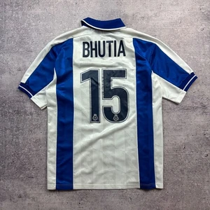 Bury FC 1999 Diadora Home Shirt Bhutia #15 Birthdays Sponsor Rare Vintage - Picture 1 of 22