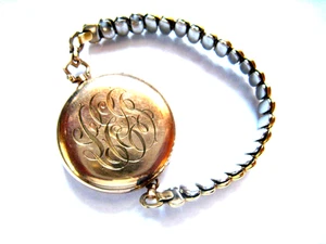 Antike mechanische Damenuhr Waltham mit Gravur ~ Teile/Reparatur - Bild 1 von 4