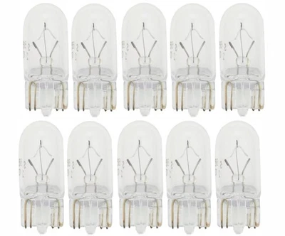 Sylvania Basic 194 3.8W Ten Bulbs License Plate Light Replace Upgrade Stock - Image 1 of 4