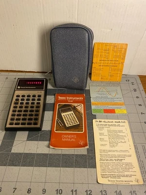 Texas Instruments TI-30 Scientific Calculator Vintage LED Display USA Made Works - Image 1 of 4
