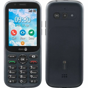 BNIB DORO 730X Dual SIM 1.3GB ROM Graphite Factory Unlocked 4G/LTE GSM - Picture 1 of 3