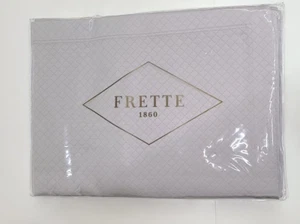 Frette Melody King Coverlet 106x102 Light Grey 100% Cotton - Picture 1 of 7