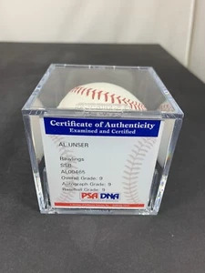 Al Unser Sr Racing Autograph Rawlings Official MLB Baseball PSA Grade 9  & JSA - Picture 1 of 4