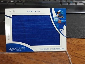 2020 Unbeflecktes Vladimir Guerrero Jr. Jumbo Relikt 47/49 MLB Toronto blau Jays - Bild 1 von 3