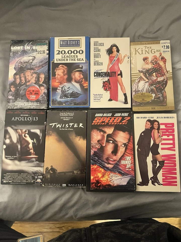 Lot Of 8 VHS Blockbusters Foto 1 de 2