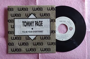 7” TOMMY PAGE – I'll Be Your Everything -	Wea 1.255 - SPAIN - PROMO 1990 (EX/EX) - Picture 1 of 2