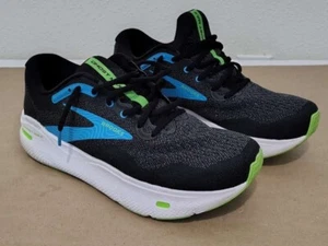 Brooks Ghost Max Men 10 Wide Shoes Running Black Sneaker 1104062E060 Gym Walking - Picture 1 of 19
