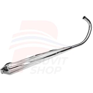 Fits Honda CB100 K0 K1 K2 K3 CB1-25S S0 S1 S2 Exhaust Muffler& Pipe (Chrome) - Picture 1 of 6