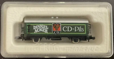 Z Gauge Märklin 8648 Dinkel Acker CD-Pils Beer Reefer Car NEW IN BOX! VINTAGE - Image 1 of 2