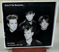 Do It Clean: An Anthology 1979-87 by Echo & the Bunnymen (CD, 2015) - OPENED