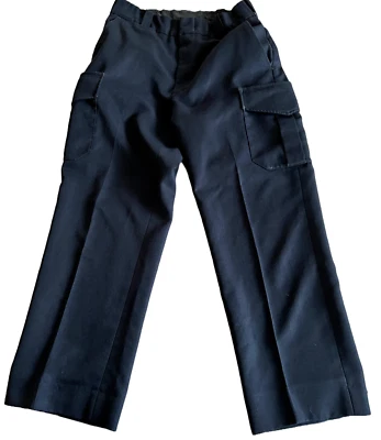 Flying Cross By Fechheimer Men's 32R Black 4 Pocket Uniform Work Pants 39900 - Image 1 of 3