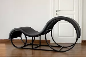 YOGA SOFA. Lounge chair for adults. Love chair for yoga poses. Curved relax sofa - Picture 1 of 3