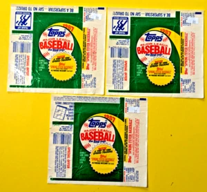 Envoltura de cera de béisbol 1987 Topps vacía abierta... U-pick - Imagen 1 de 7