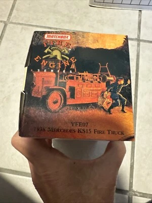 Matchbox Models of Yesteryear 1938 Mercedes KS15 Fire Truck YFE07 - Image 1 of 4